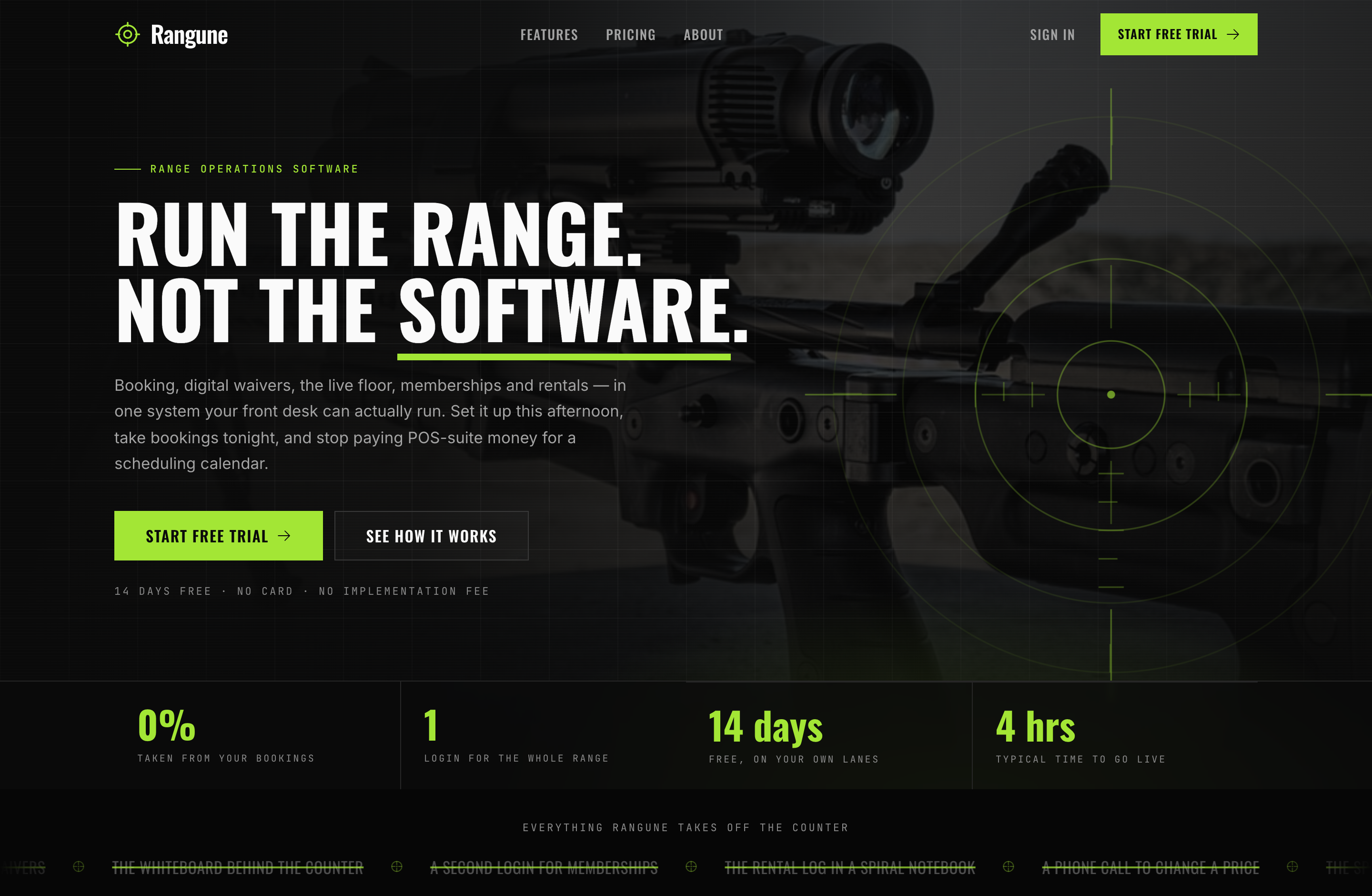 The Rangune website